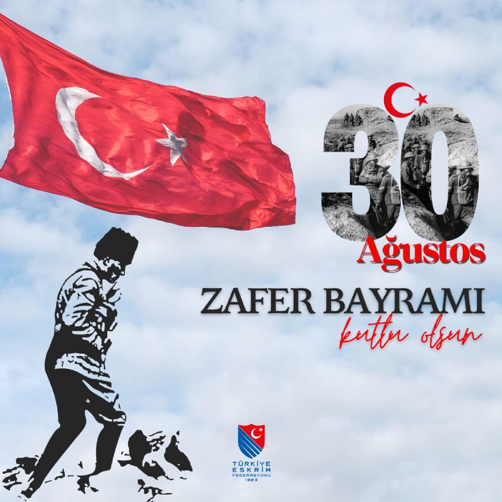 30 Ağustos Zafer Bayramı'nın 100. yıl Dönümünü Kutlu Olsun