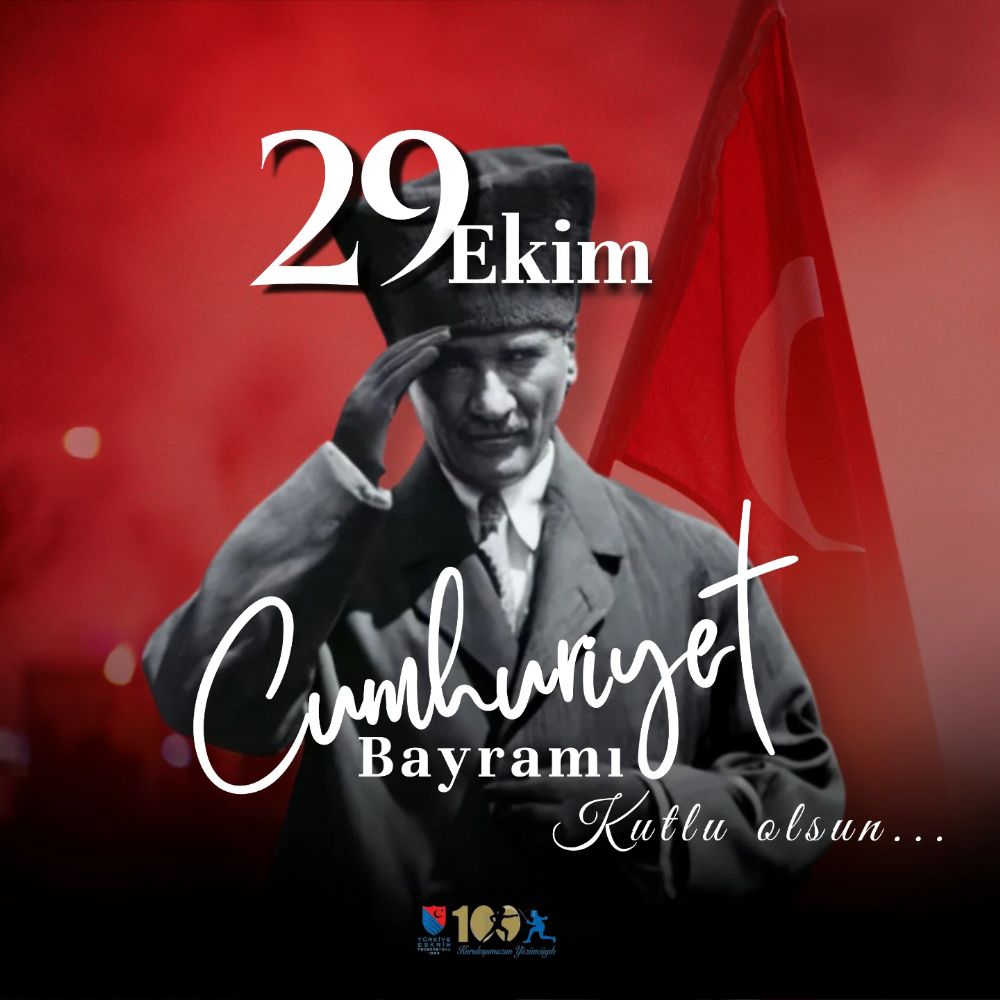 29 Ekim Cumhuriyet Bayramımız kutlu olsun